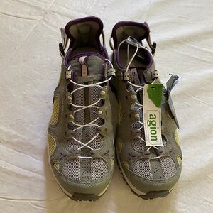 NWT Salomon Tech Amphib 3 Gray/ Yellow/ Purple